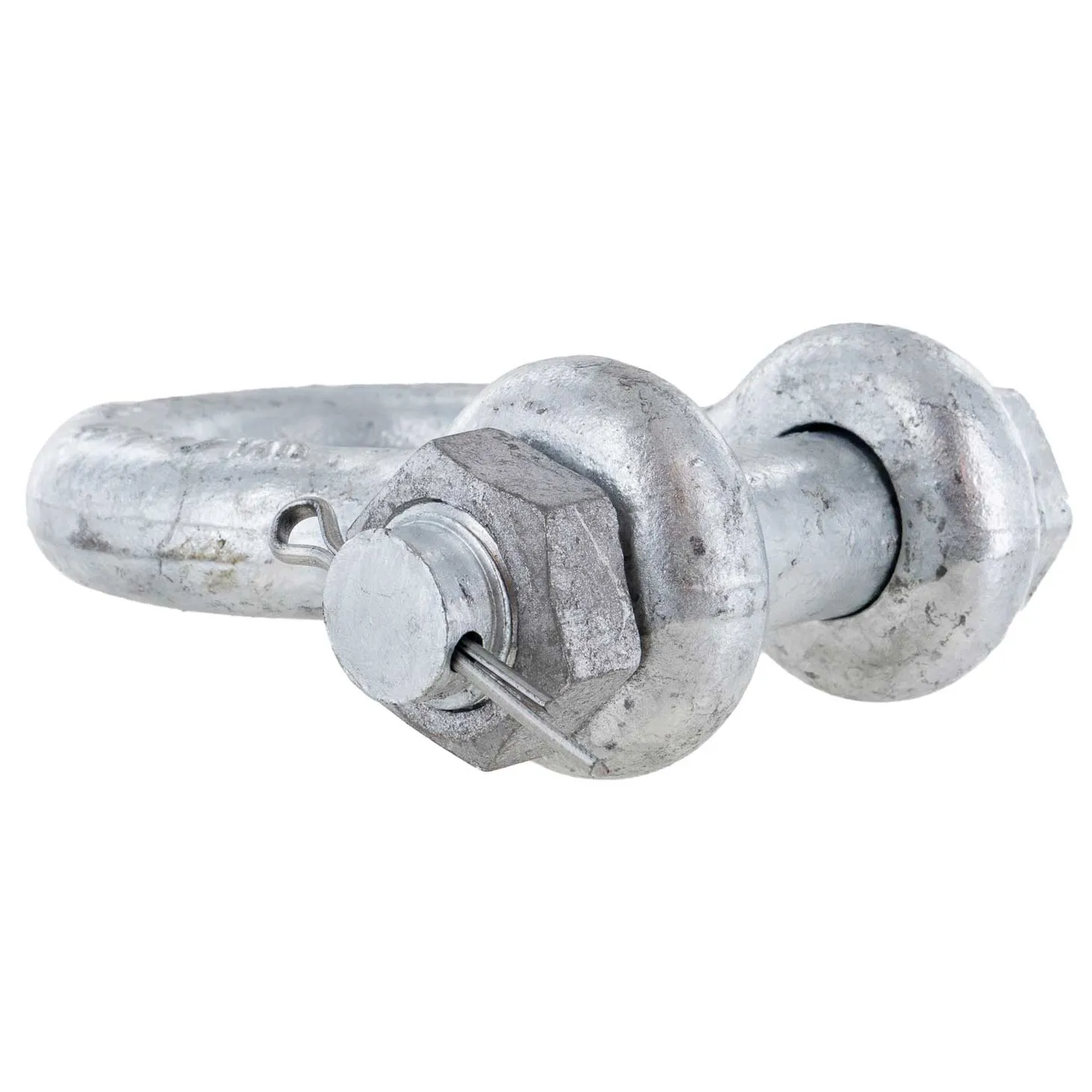 1" Galvanized Bolt Type Anchor Shackle - 8.5 Ton