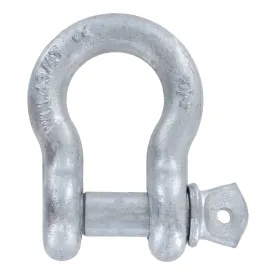 1" Galvanized Screw Pin Anchor Shackle - 8.5 Ton