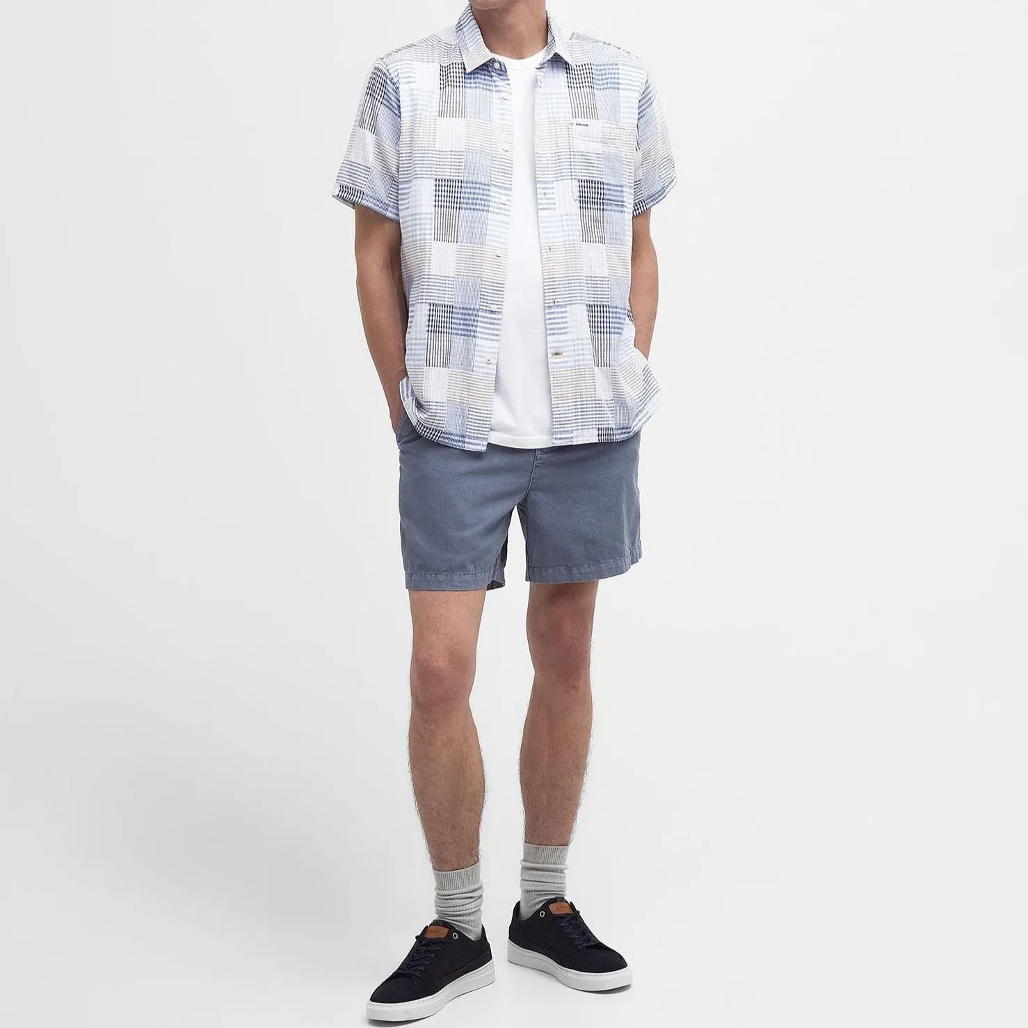 Barbour Men's Oakshore Summer Shirt in Sky