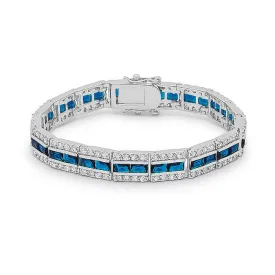 Chante Sapphire Radiant Tennis Bracelet - 7.25in | 32ct