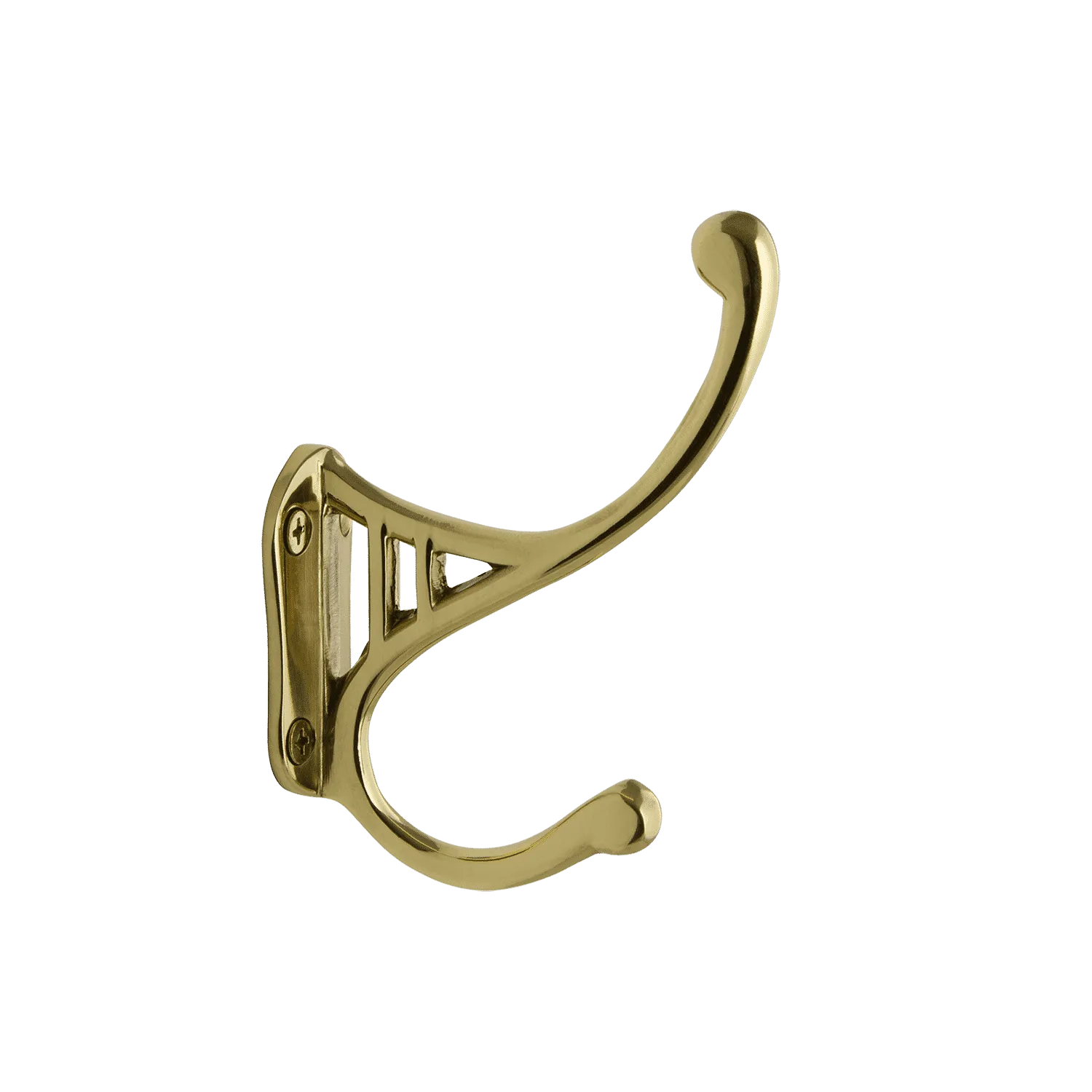 Classic Coat Hook in Polished Brass