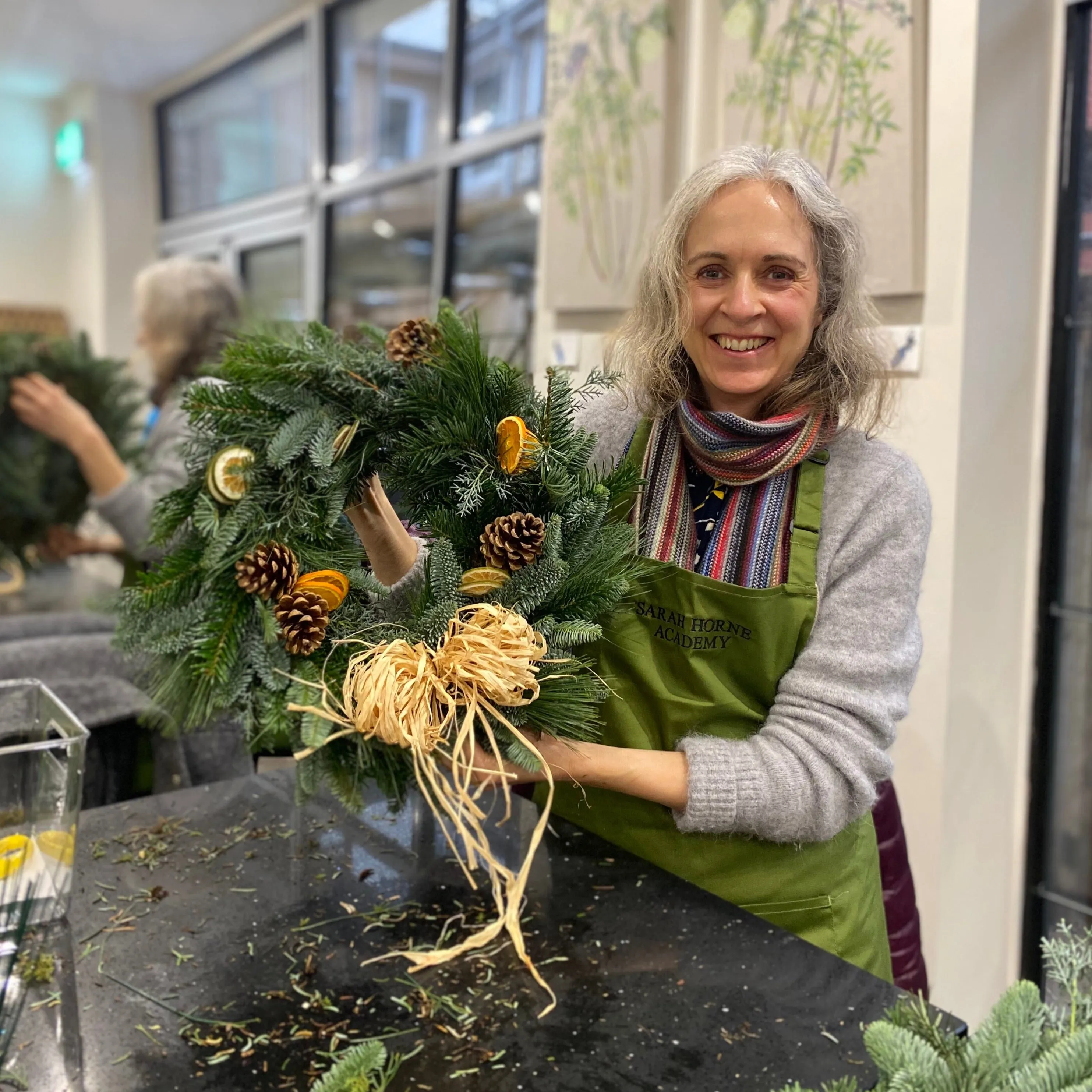 Classic Door Wreath Tuesday 10th December  10am-12.30pm £65