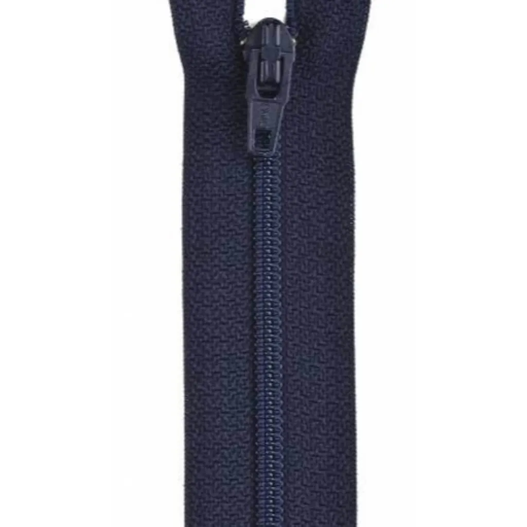 Coats All-Purpose Plastic Zipper 18in Navy