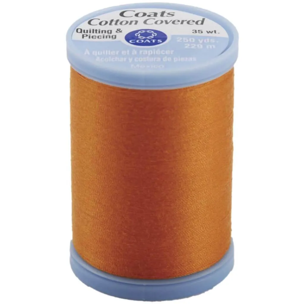 Coats Cotton Covered Quilting & Piecing Thread 250yds Tangerine