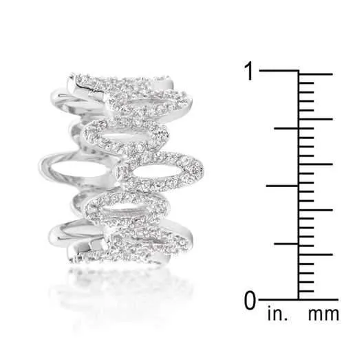 Cubic Zirconia Oval Fashion Ring