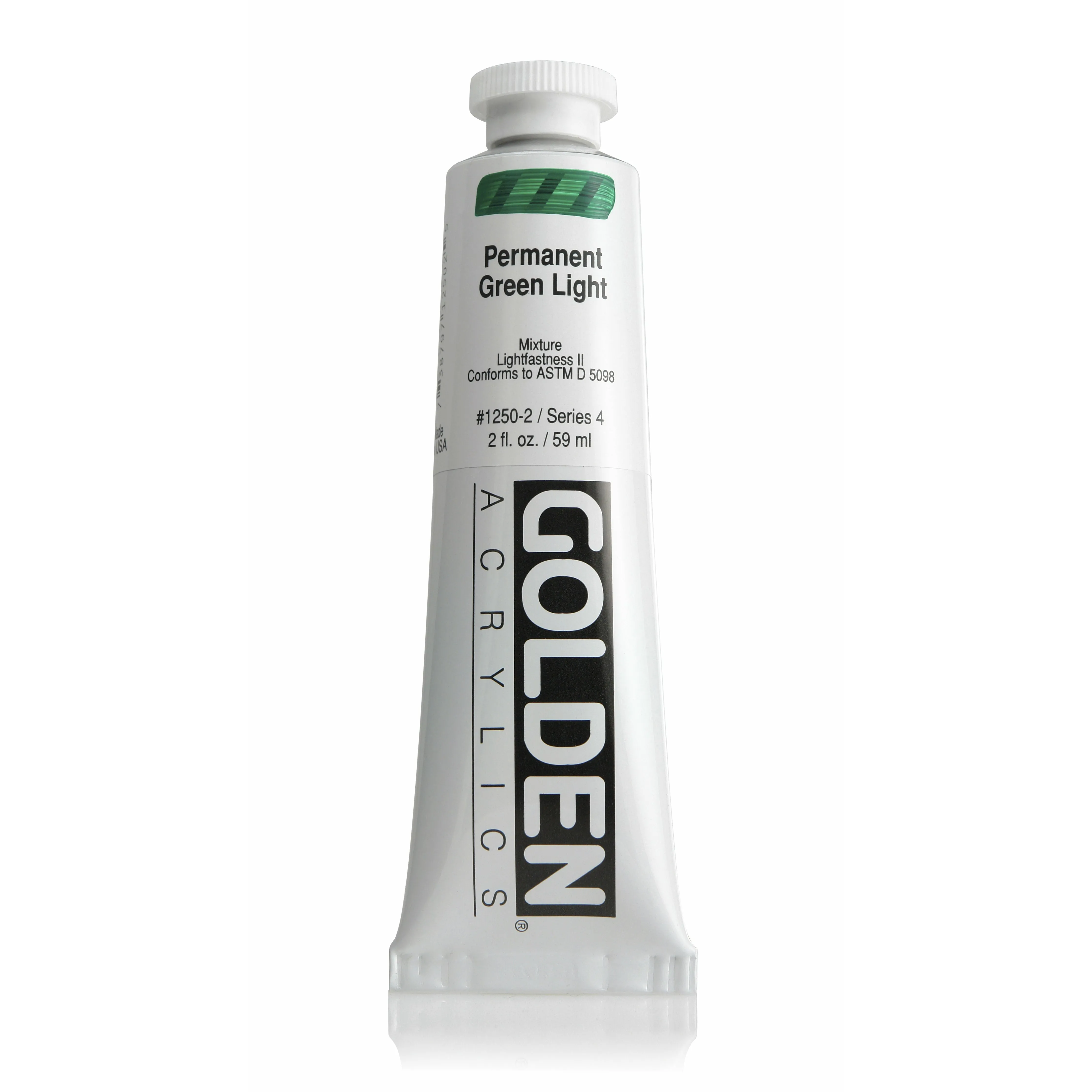 Golden Heavy Body Acrylic Paints (Green Colors)