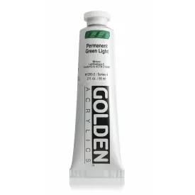 Golden Heavy Body Acrylic Paints (Green Colors)