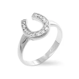 Horseshoe Cubic Zirconia Ring