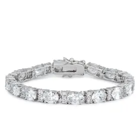 Lily Oval CZ Tennis Bracelet – 7.5in