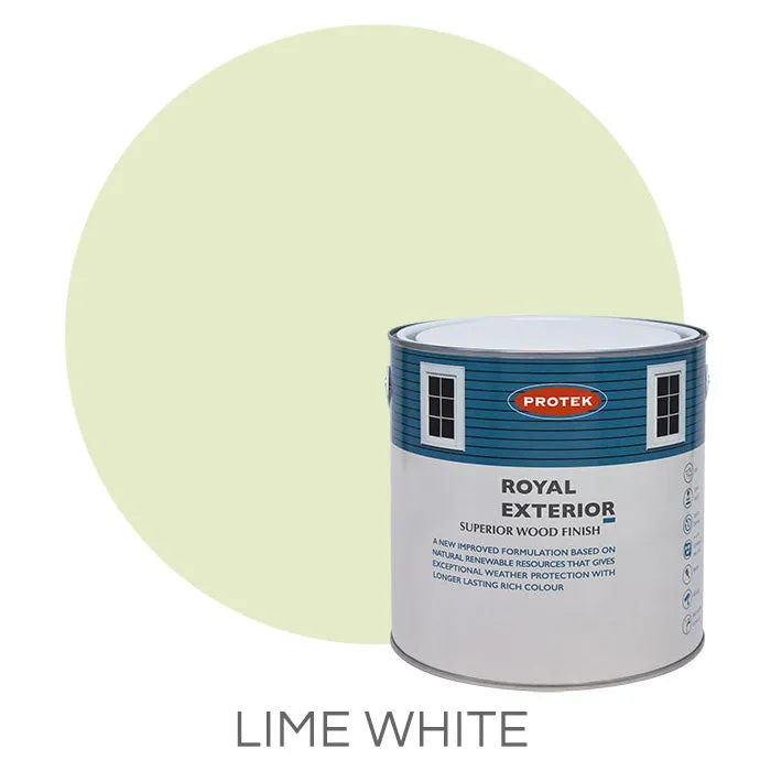 Lime White Royal Exterior Wood Finish