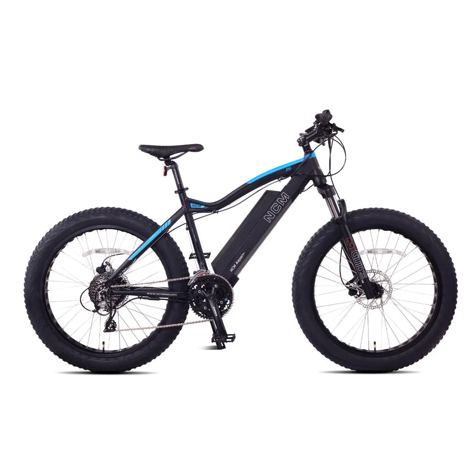 NCM Aspen Plus Fat Electric Bike 500W Peak Motor 16Ah Battery 6 Months Free Service