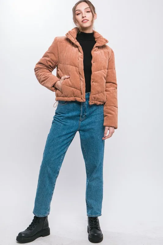 Oliver Corduroy Puffer Jacket