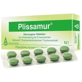 PLISSAMUR coated tablets 100 pc legs feel heavy