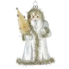 Raz Imports 2022 Cozy Christmas 6.5" Santa Ornament