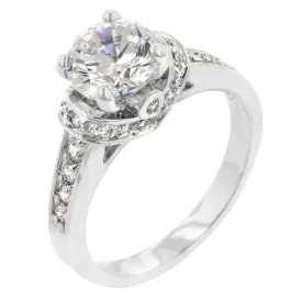 Rhodium Plated Regal Ring