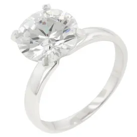 Timeless Solitaire Engagement Ring