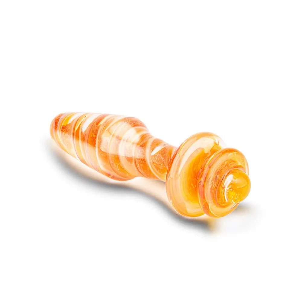 Tornado Orange Oxide Artisanal Butt Plug