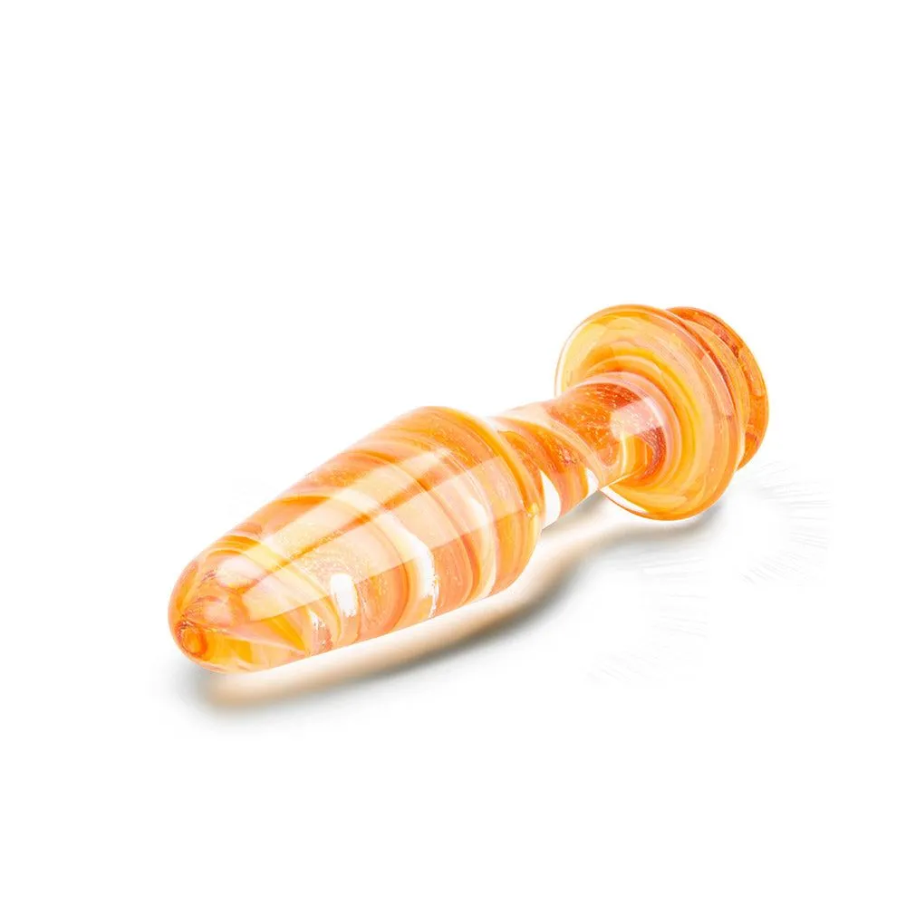 Tornado Orange Oxide Artisanal Butt Plug