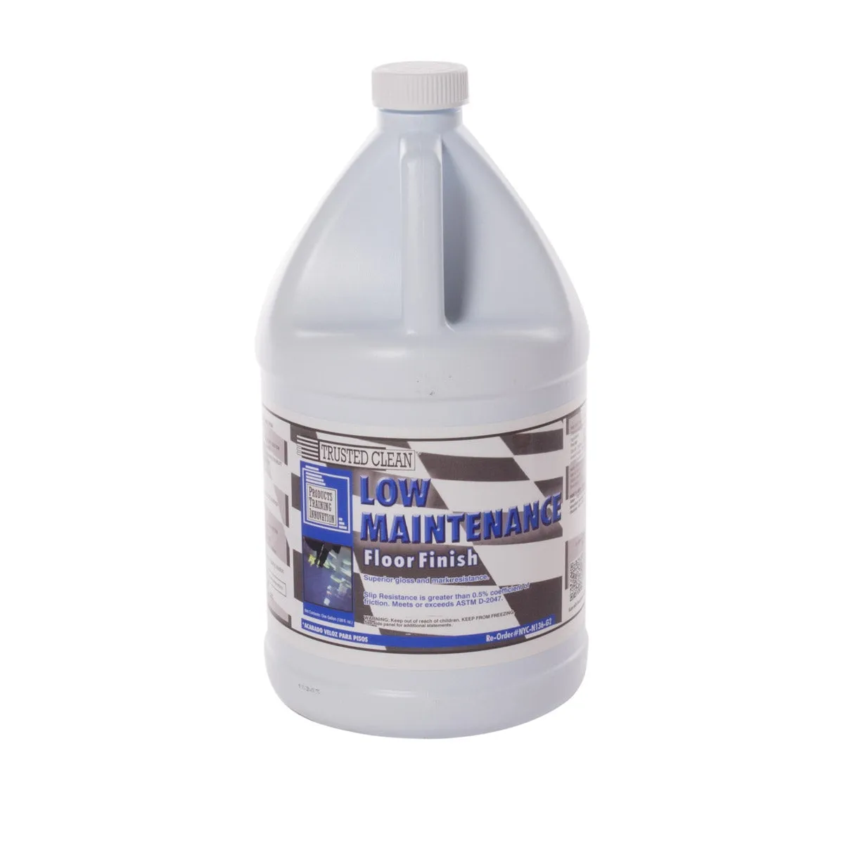 Trusted Clean 'Low Maintenance' 18% Solids Floor Finish (1 Gallon Bottles) - Case of 2