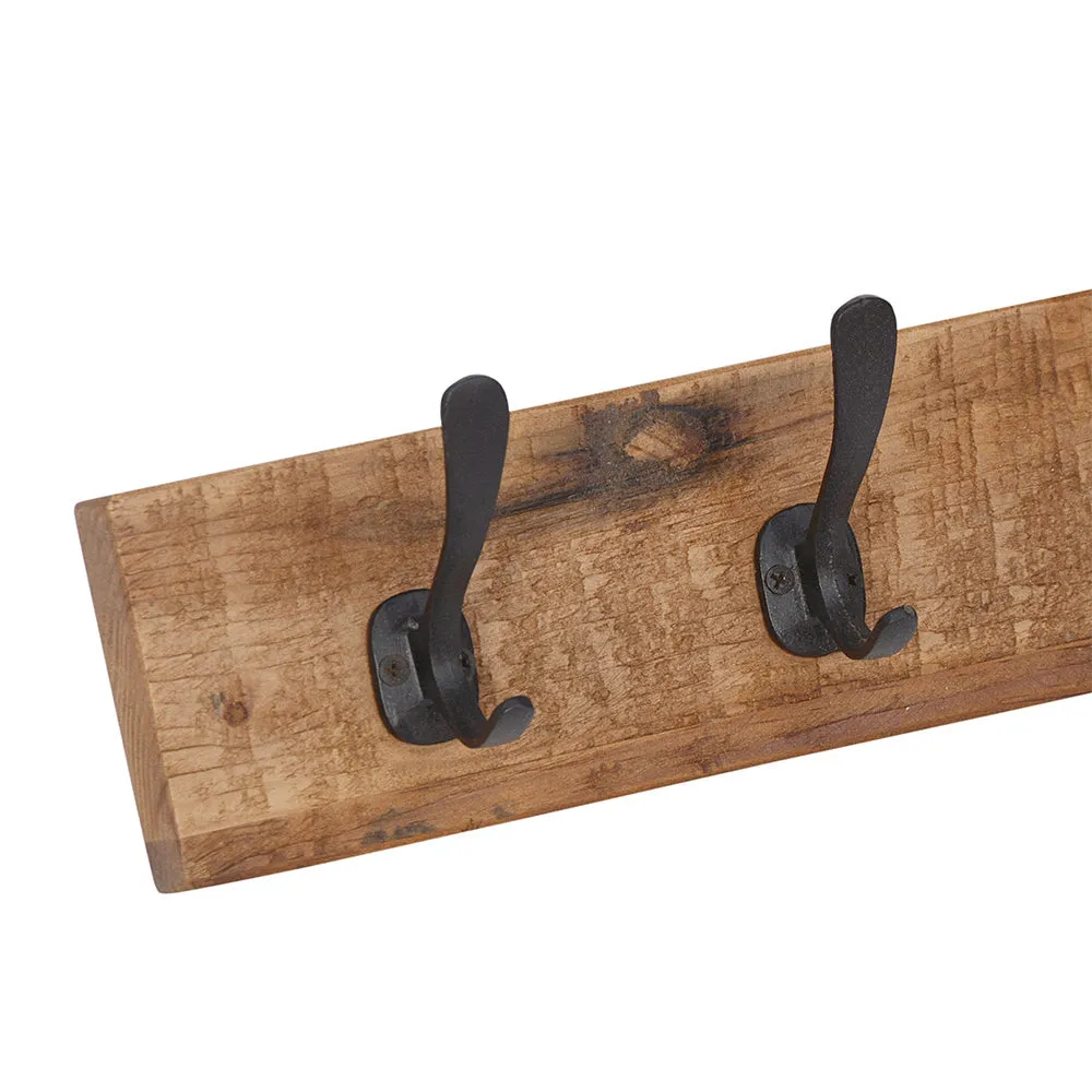 Ursa 90cm Wood And Metal Wall Hook