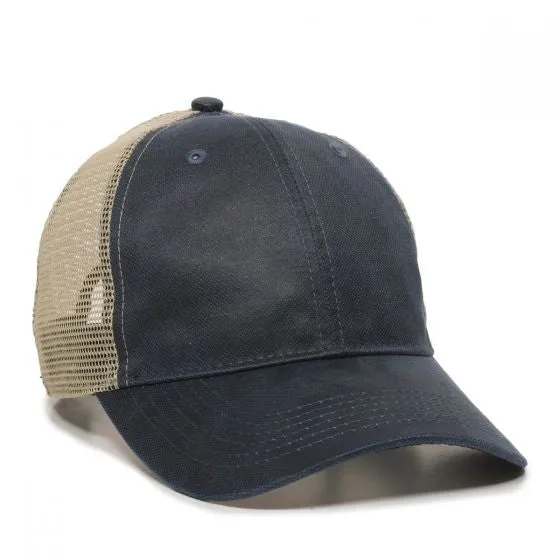 Weathered Canvas Mesh Back Hat