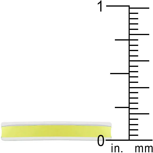Yellow Enamel Eternity Ring